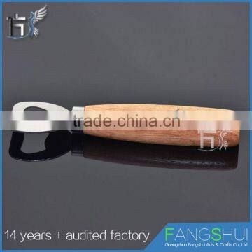 Fancy wood and metal bottle opener cheap wholesale