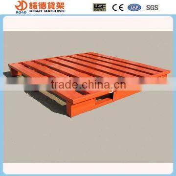 Warehouse stackable steel recycled pallet