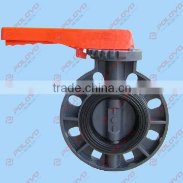 Plastic butterfly valves acid resistant valves