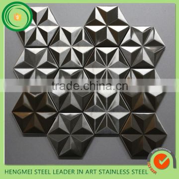 decorative metal silver mosaic color ceiling tile wholesale