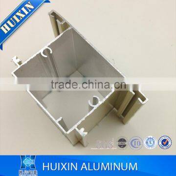 Cream powder coated aluminum profiles extrusion aluminum alloy