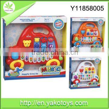 Children cartoon car technics electronic organ