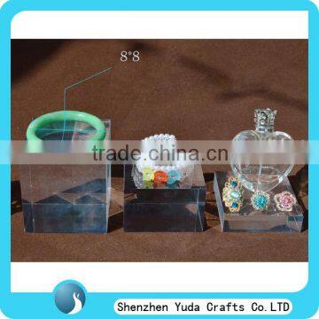 Promotional plexiglass jewelry display stand acrylic bracelet display tube