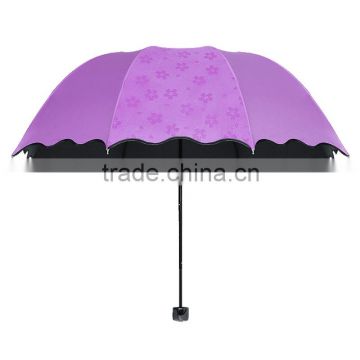 Logo folded travel promotion umbrellaprice , rain umbrella, paradise umbrella