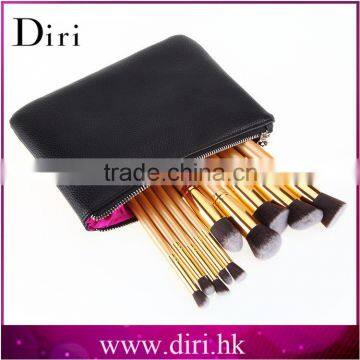 Yellow Make up Brushes Set 10 Make up Brushes in Stock Fast Selling Brushes Makeup photo-2