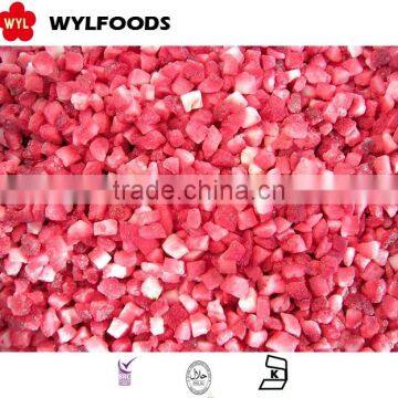 frozen strawberry dice slice Honey /AM13 2015 crop china