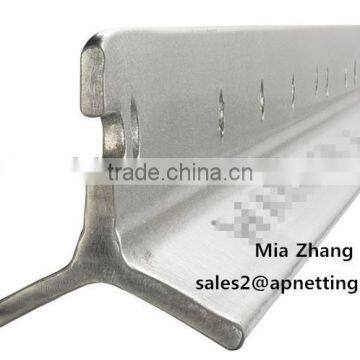 60mm 70x50mm field fence support T type Galvanised fence post Powder coated 2m height heavy duty fence polars