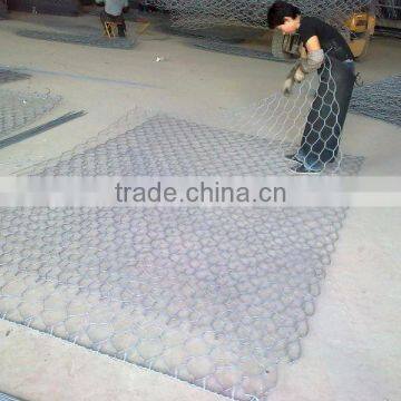 hexagonal wire netting and gabions