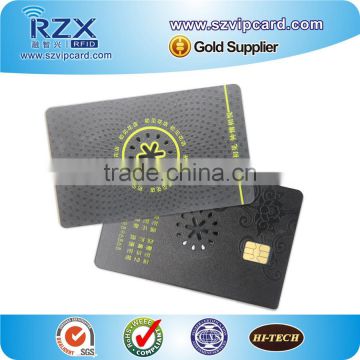 Black stainles steel contact IC card/ business card/ metal card