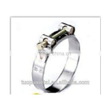 stainless steel quick release clamp on pipe fittings,american type hose clamp,China heavy duty flange clamp