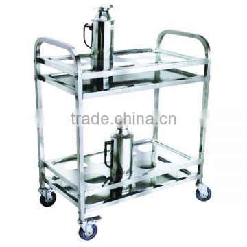 Hotel Use Stailess steel Bottle trolley,kettle cart,kettle trolley