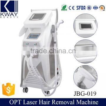 2016 Hotsale Power 4 In 1 OPT+RF+Laser +IPL SHR Skin Rejuvenation Tattoo Hair Removal Machine