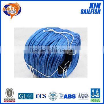 8mm uhmwpe marine winch rope for boat/marine towing rope