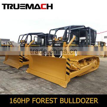 160HP Forest Logging Type Bulldozer With Hydraulic Winch