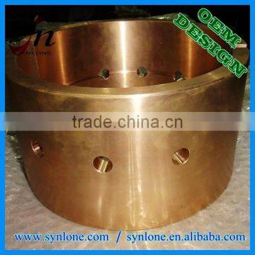 China machining flanged brass ,bronzed bush