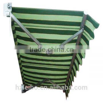 Electric folding arm awning