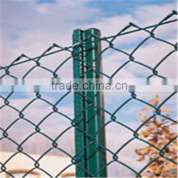 Customized Pvc Coated Paint Temporary Chain Link Fence Black/Chain Link Fence photo-3