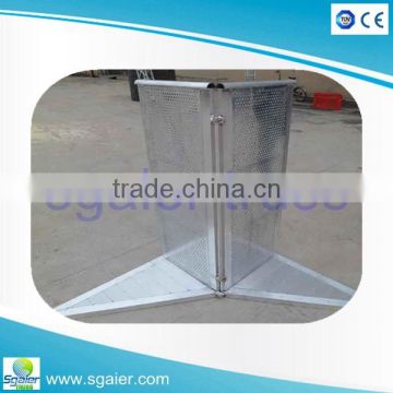 folding aluminum concert barrier gate police barriers for sale