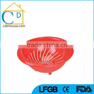 Plastic Colander Strainer Handle Kitchen Cooking Utensil