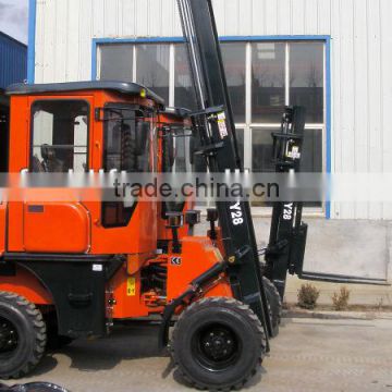 4WD 2.8 ton Rough Terrain Forklift Truck CPCY28