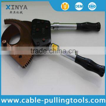 J100 Hand ratchet cable cutter for copper aluminum armoured cable