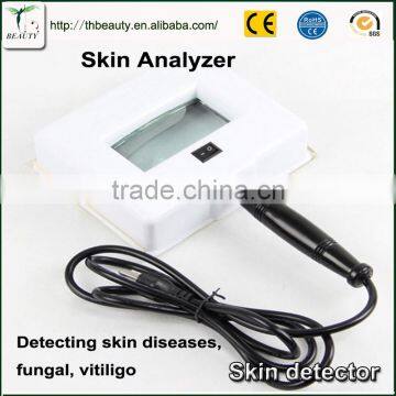 4 Fluorescent Bulbs Portable Skin Care Analyzer Beauty Magnifying Woods Lamp Salon Machine photo-3