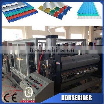 Hot Sale Pvc+ASA/PMMA Roof Tile Sheet Plate Making Machine photo-6