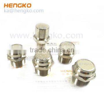 Sintered microns Porosity disc flow restrictors(laminar flow)for gas control