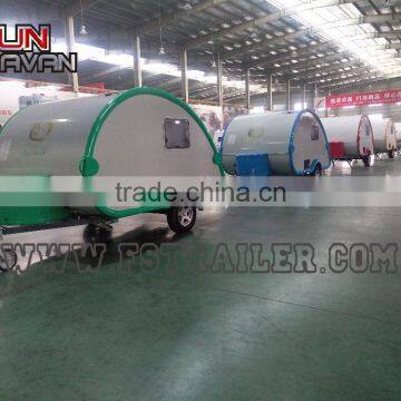 Teardrop Type Fiberglass Mini Caravan photo-2