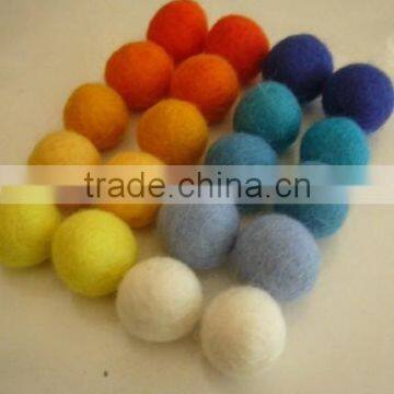 Bulk Wholesale Wool Felt Balls/felt balls garland