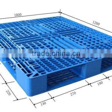 4-way Single Faced Cheap Plastic Pallet With Nine Foot photo-6