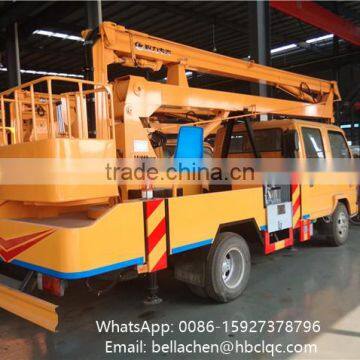 For Road Light Maintenance Aerial Working Truck 11m High Lifting Platform Truck