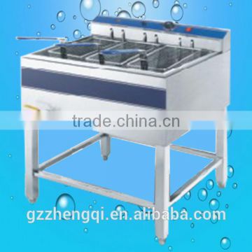 Hot sale 1-tank 3-basket fried chicken, potato chips Fryer(ZQ-86)