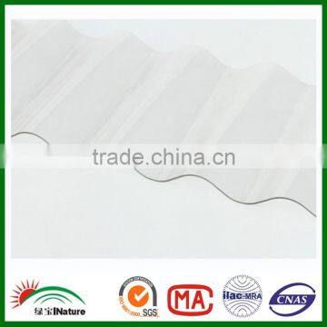 1.0mm Transparent Polycarbonate Corruaged Sheet Roof/canopy photo-2