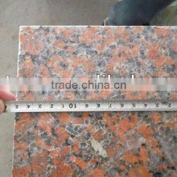 Cheap Good Quality G562 Maple Red Granite Stairs photo-3