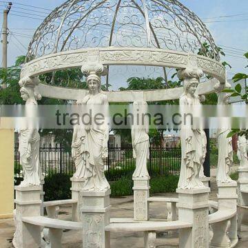 Garden Stone Pavillion Gazebo
