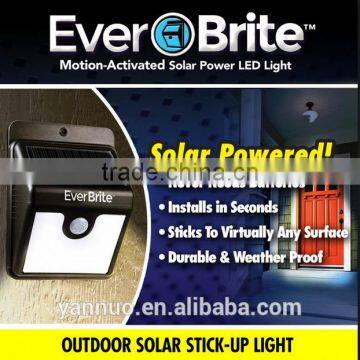 Solar LED Sensor Wall Night Light for Outdoor waterproof corridor