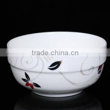 KC-2232 Haonai customized size ceramic dinner bowl