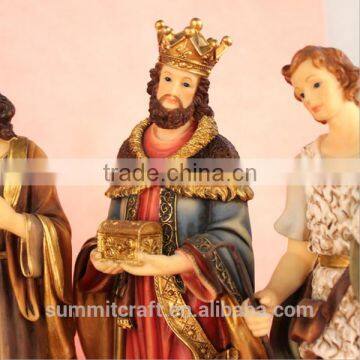 Custom Resin Nativity Figurines Jesus Birth Statues photo-4