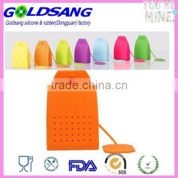 2014 lovely design eco-friendly Silicone tea bag