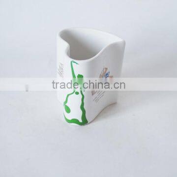 Heart Shape Ceramic Couple Mug photo-3