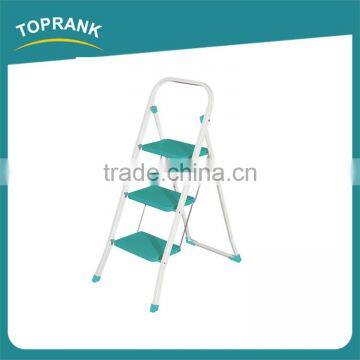 Household 3 Steps Folding Iron Ladder With Powder Coated photo-4