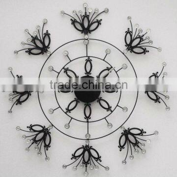 2013 Metal Gift Wall Clock/metal Acrylic Diamond Clock