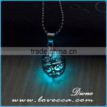 Beautiful Copper Night Jewelry Glowing Pendant Necklace photo-3