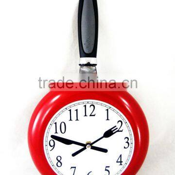 RH-4628 Metal Skillet Novelty Frying Pan Kitchen Wall Clock photo-2