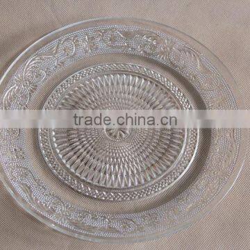 Стеклянные тарелки/Стеклянные обеденные тарелки/Оптовые прозрачные стеклянные тарелки photo-5