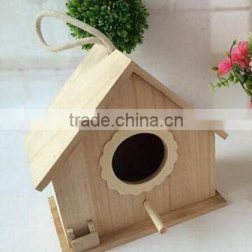 Artificial Wooden Bird Nest House photo-3