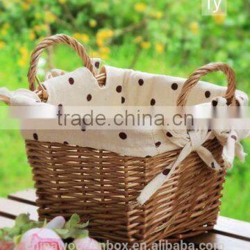 2015 easy wicker basket with fabric refined