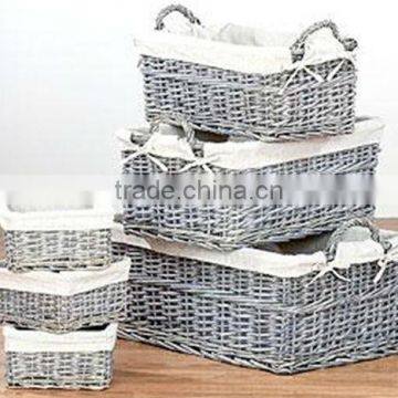 willow storage basket for five star hotel(factory provide)