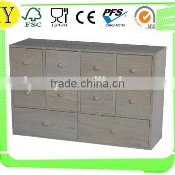 2015 Newly Indoor Wooden Desktop Cabinet With Multi Drawers